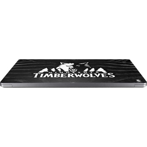 NBA Minnesota Timberwolves Black Animal Print Universal Laptop 13in (10.6 x 7.6in) Skin